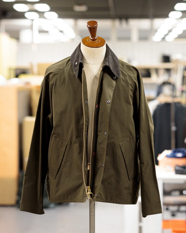 ヴィンテージ復刻 Barbour BEAMS TRANSPORT JACKET シェイプメモリー