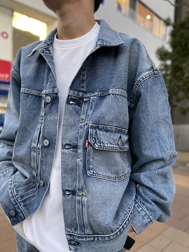 Levi's × BEAMS / 別注 Super Wide Trucker | chidori.co