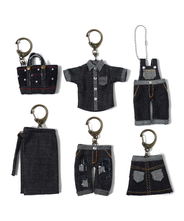 【セット売り】BEAMS BOY(ビームスボーイ)ジャケット＆デニムキーホルダー BEAMS WOMEN｜BEAMS BOY / デニムジャケット キーホルダー