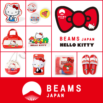 「HELLO KITTY × BEAMS JAPAN」HELLO KITTYのリボンでつなぐプロジェクト
