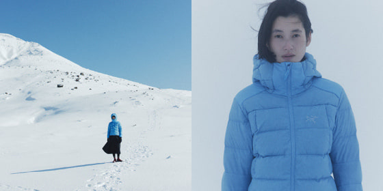 〈ARC’TERYX〉“GLACIAL COLLECTION” 冬の静寂をまとう氷河のブルー｜B_MAG
