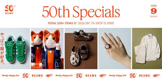 50th Specials 250を超えるスペシャルな別注・限定アイテム