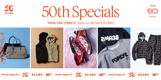50th Specials 250を超えるスペシャルな別注・限定アイテム