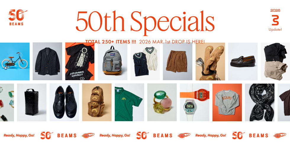 50th Specials 250を超えるスペシャルな別注・限定アイテム
