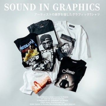 SOUND IN GRAPHICS - アーティストの美学を宿したグラフィックTシャツ