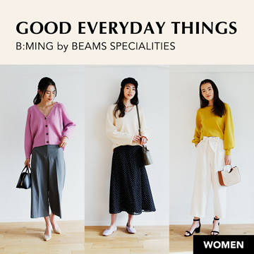 着回し度の高さが魅力！春の新作ニットが揃いました