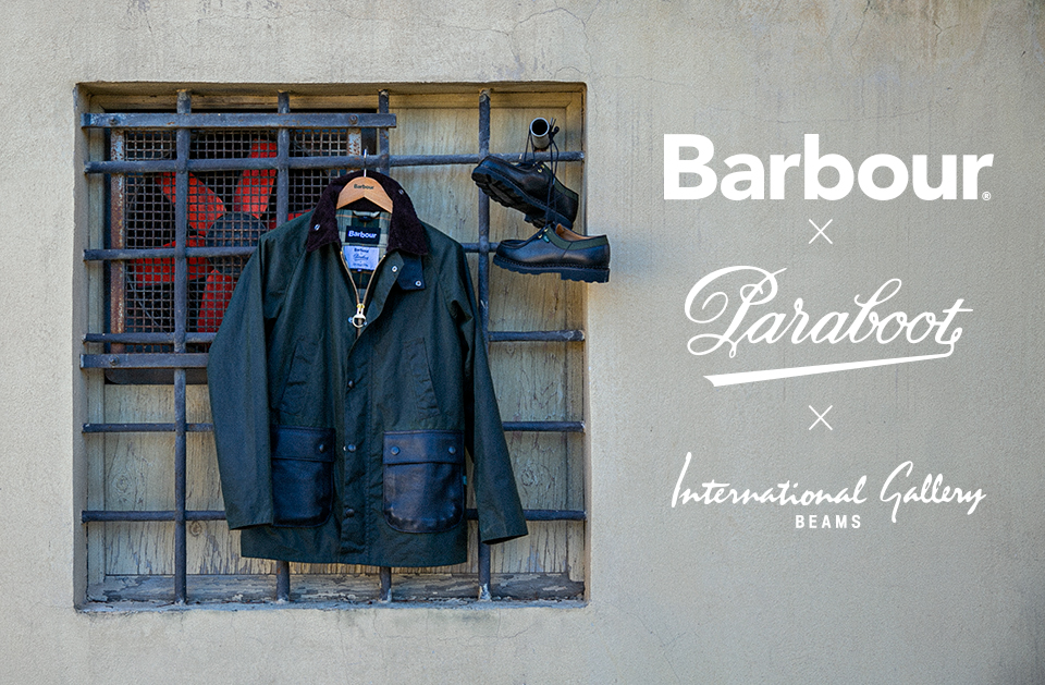 paraboot×barbour×beams ミラボー パラブーツ バブアー - ドレス/ビジネス