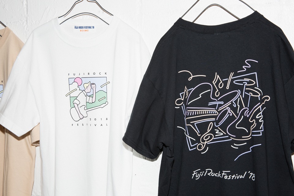 FUJI ROCK FESTIVAL '18 official T-shirt by BEAMS | NEWS | BEAMS