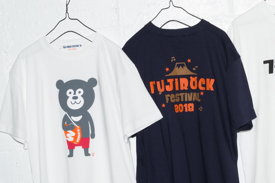 FUJI ROCK FESTIVAL '18 official T-shirt by BEAMS | NEWS | BEAMS