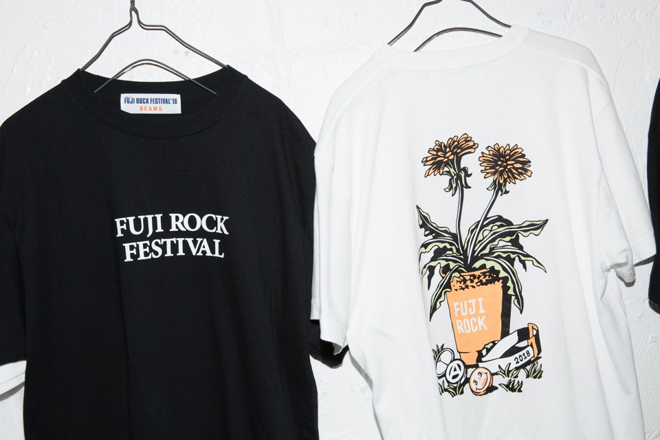 FUJI ROCK FESTIVAL '18 official T-shirt by BEAMS | NEWS | BEAMS