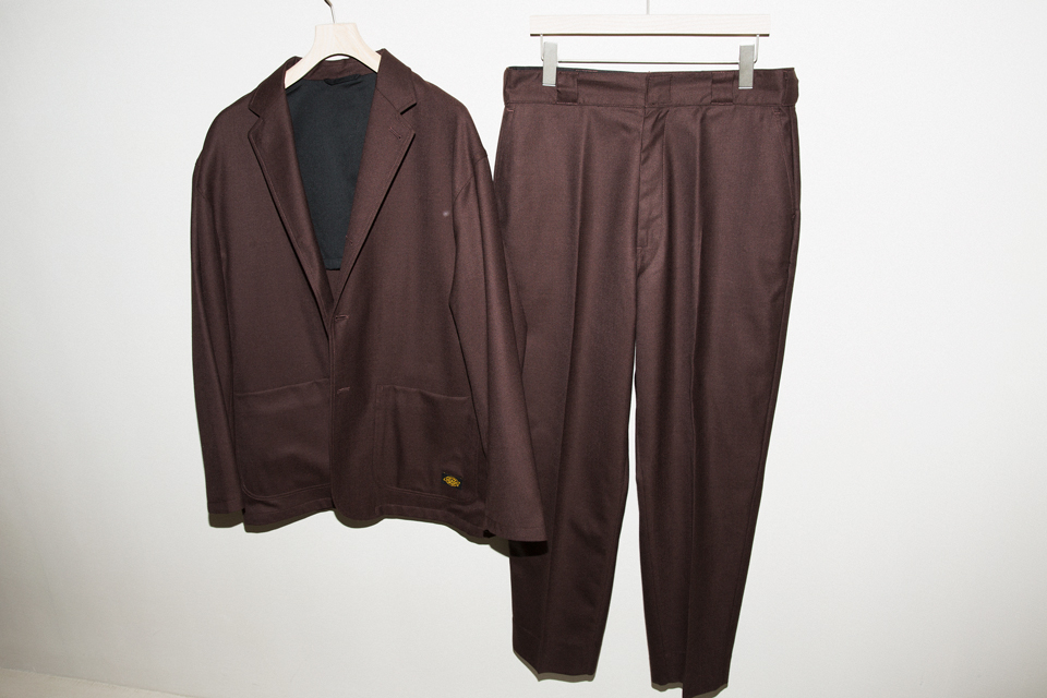 BEAMS DICKIES TRIPSTER BEIGE SUITS xl-