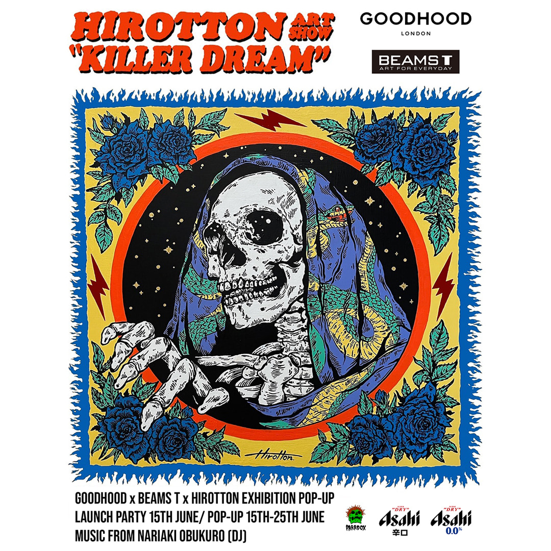 BEAMS T and HIROTTON presents art show at the GOODHOOD Store