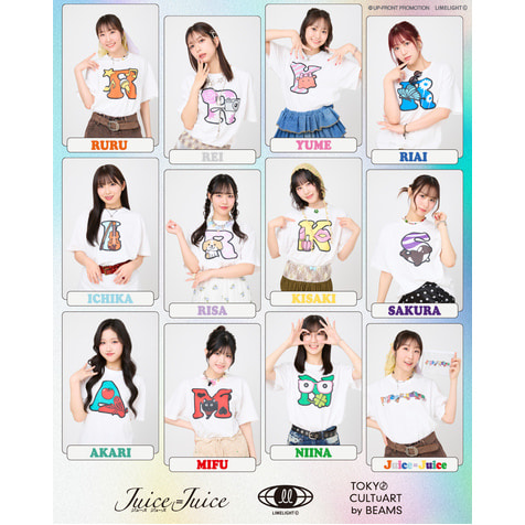 全12種のTシャツ、ポーチ、キーホルダーを、ビームス公式オンラインショップにて
6月10日（火）より受注販売