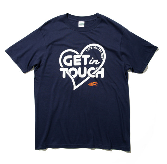 Get in touchのボランティアスタッフTシャツをビームスが提供します | BEAMS