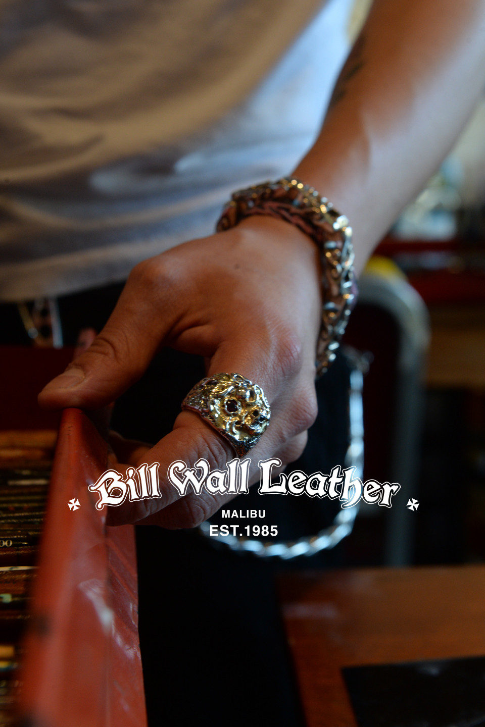 151ミリ幅Bill Wall Leather/BWL ビルウォールレザー Love Ring ラブリング シルバー BWR337