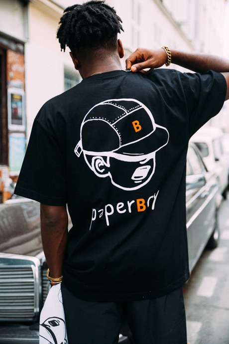 PAPERBOY × BEAMS T-Shirt BLACK L - Tシャツ/カットソー(半袖/袖なし)
