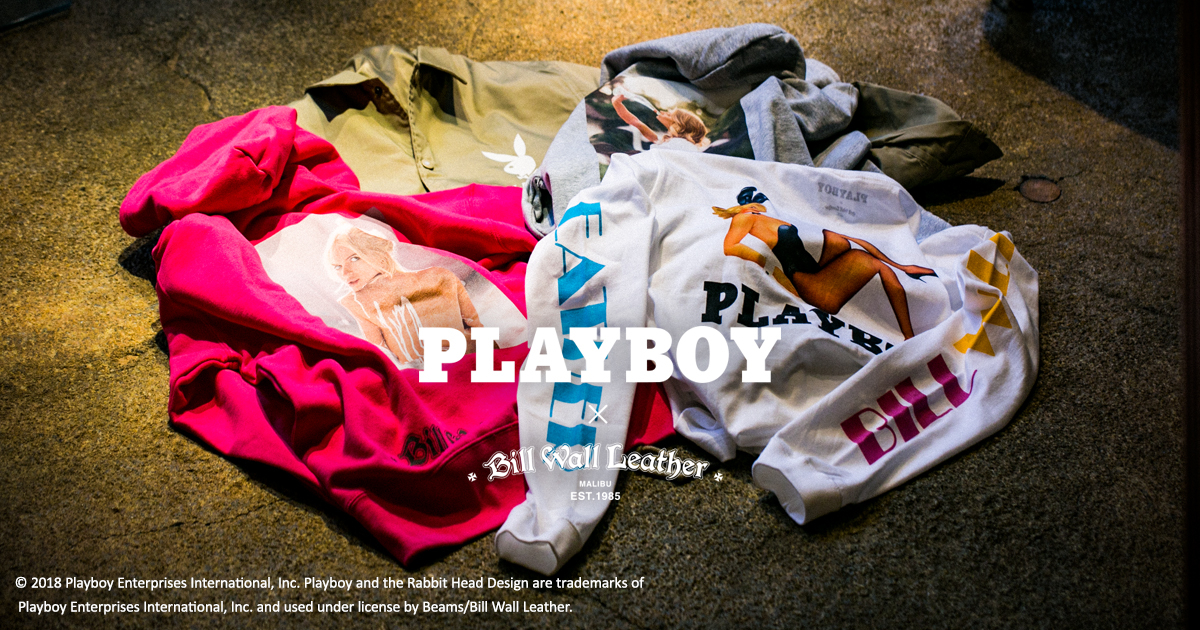 PLAYBOY × Bill Wall Leather Produced by BEAMS＞コラボレーション ...