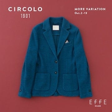 イタリアのテキスタイルメーカーが展開する、洗練された大人のためのブランド〈CIRCOLO1901〉のモアバリエーションを開催
