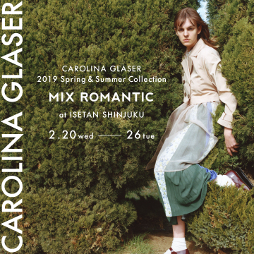 ＜CAROLINA GLASER＞をリアル店舗で購入できるイベントを「伊勢丹新宿店」にて開催