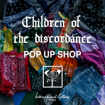 通常取り扱いのないアイテムを揃えた＜Children of the discordance＞のPOP UP SHOP 開催！