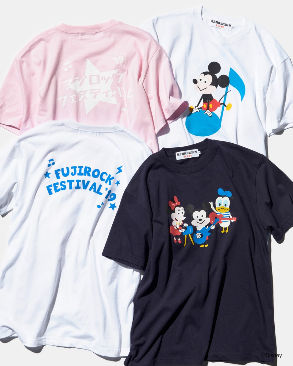 FUJI ROCK FESTIVAL'19 × BEAMS オフィシャルTシャツの予約をスタート 