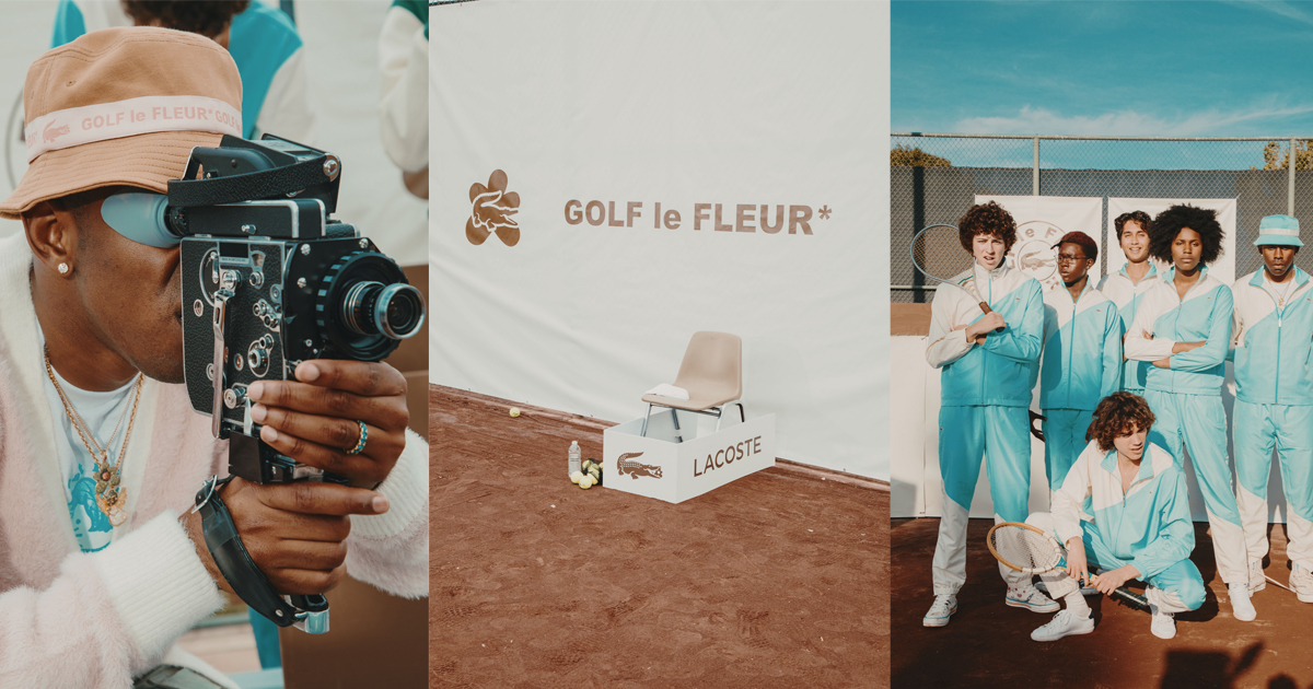 【LACOSTExGOLF le FLEUR*】アルパカウールニットポロシャツ LACOSTExGOLF le FLEUR*】アルパカウールニットポロシャツ