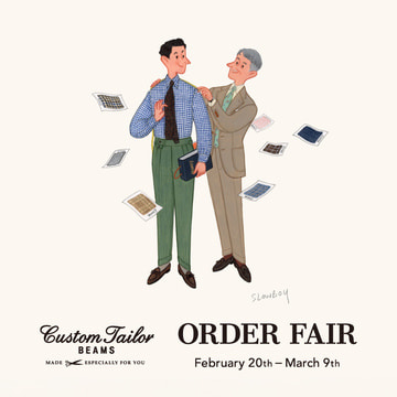 〈Custom Tailor BEAMS〉オーダーフェア開催