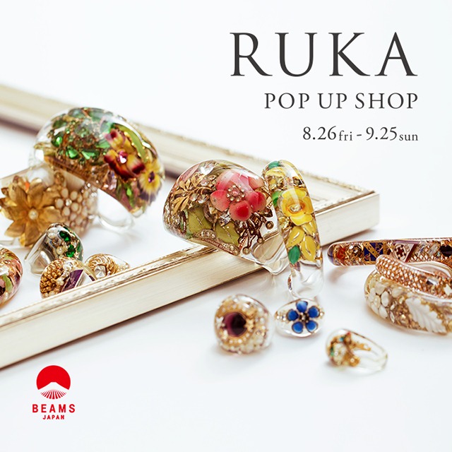 RUKA pop-up event held | BEAMS