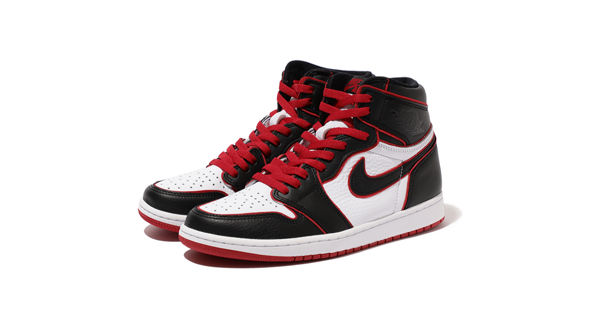 air jordan 1 white and red and black