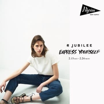 "喜び"をまとう服＜R JUBILEE＞と＜Pilgrim Surf+Supply＞のカプセルコレクション