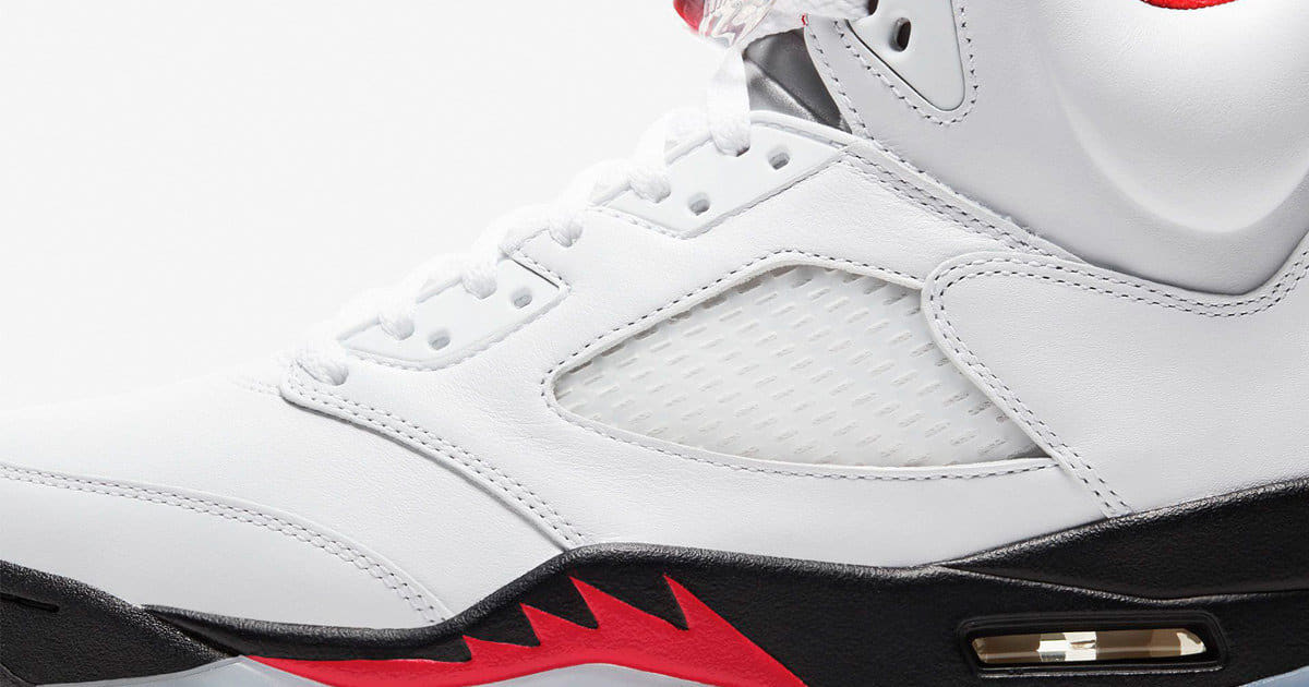 NIKE AIR JORDAN 5 RETRO OG WHITE/FIRE RED-BLACK』抽選販売について