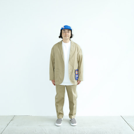 BEAMS DICKIES TRIPSTER BEIGE SUITS M 白靴下 | www.innoveering.net