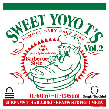 ＜SWEET YOYO T'S＞のポップアップストア第2弾が「ビームスT 原宿」＆「ビームス ストリート 梅田」で同時開催