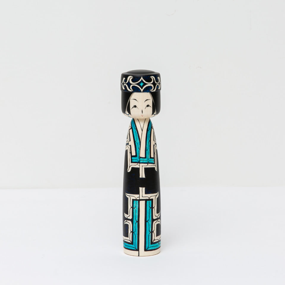 BEAMS 仙台木地製作所 × fennica 別注 インディゴこけし 8寸 仙台木地製作所 × fennica 別注アイヌこけし」2型抽選販売