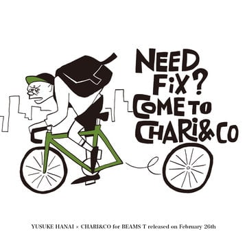 ニューヨーク発のブランド＜CHARI&CO＞と、イラストレーター『YUSUKE HANAI』のコラボーレーションアイテムが登場！