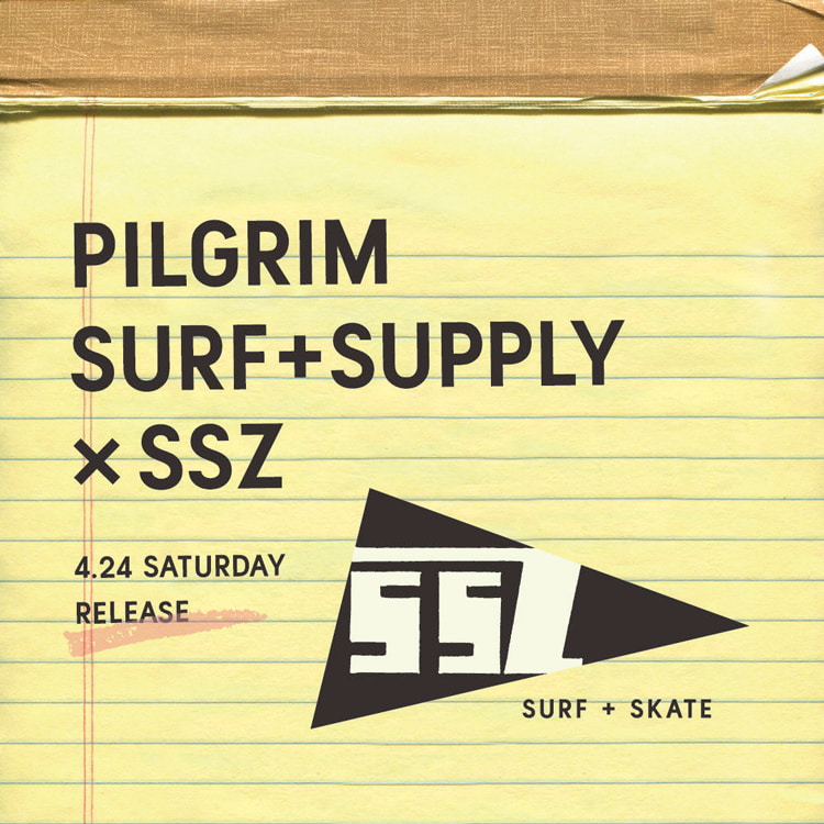 SSZ Pilgrim Surf+Supply DIY POCKET Tシャツ