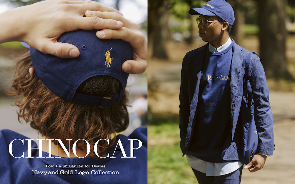 BEAMSが＜POLO RALPH LAUREN＞に別注した 『Navy and Gold Logo