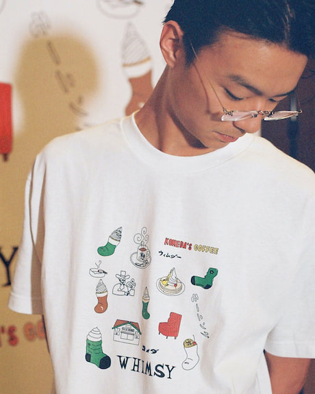 WHIMSY×コメダ珈琲　コラボTシャツ(XL)