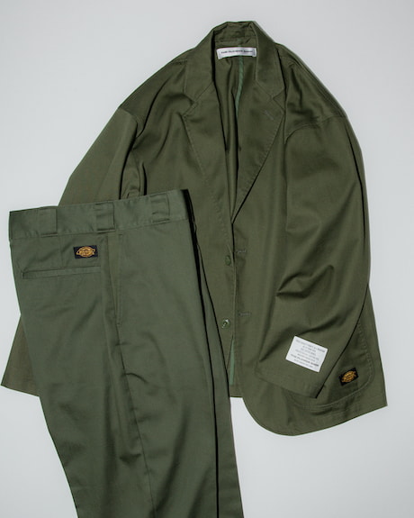 2024HOTDickies × THE FLOWER SHOP OLIVE SUITE ジャケット・アウター