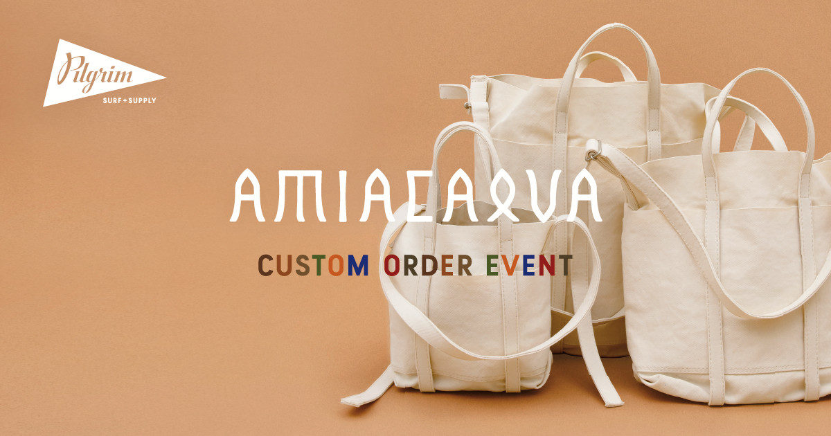 Custom order event held for AMIACALVA, a bag brand that is popular