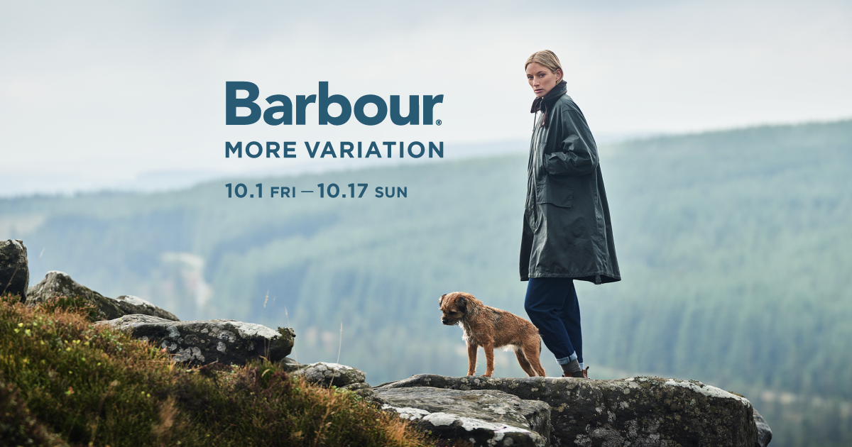 BARBOUR〉のモアバリエーションを「ビームス ボーイ 原宿」と公式