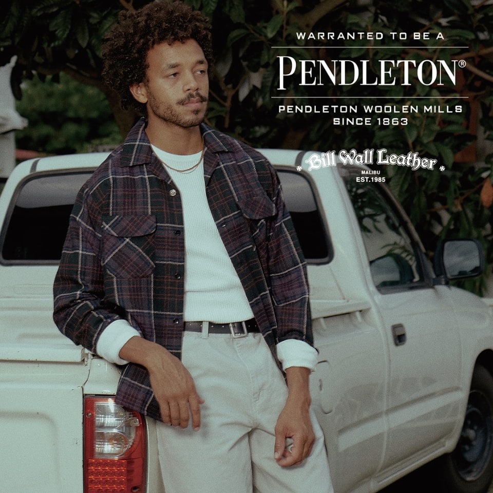 前回好評を博した＜PENDLETON＞×＜Bill Wall Leather＞ 別注