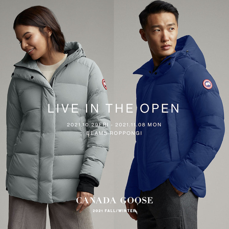 CANADA GOOSE＞のモアバリエーションイベントを「ビームス 六本木