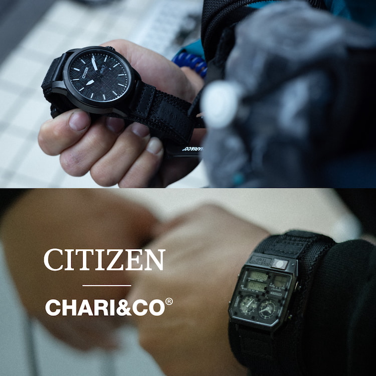 新作本物保証 新品 beams CITIZEN × CHARI＆CO / ECO-DRIVE cwdRQ