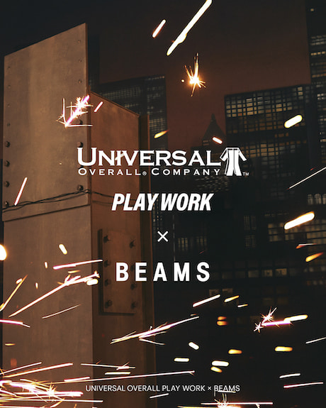 UNIVERSAL OVERALL PLAY WORK〉に別注。 ワークとアウトドアを融合し