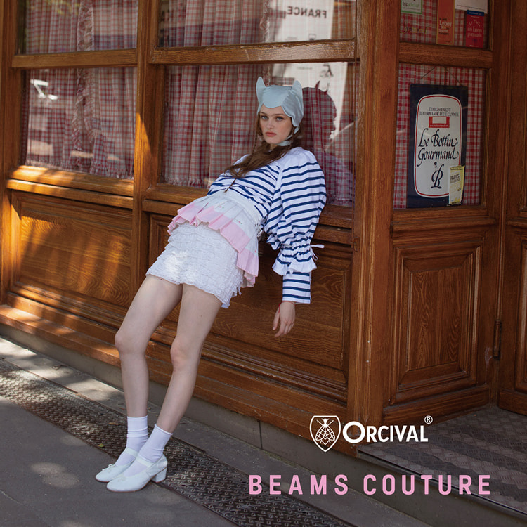 好評を博した〈ORCIVAL × BEAMS COUTURE〉のコラボレーションアイテム ...