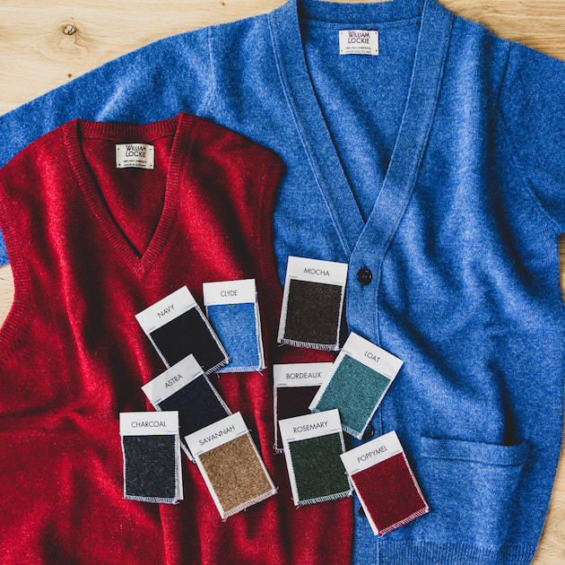 スポーツコートのパターンオーダー会とスコットランドの老舗ニット