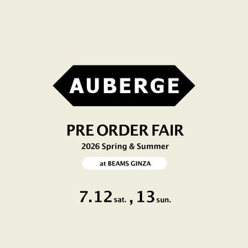 〈AUBERGE〉2026年春夏アイテムの先行受注会を開催