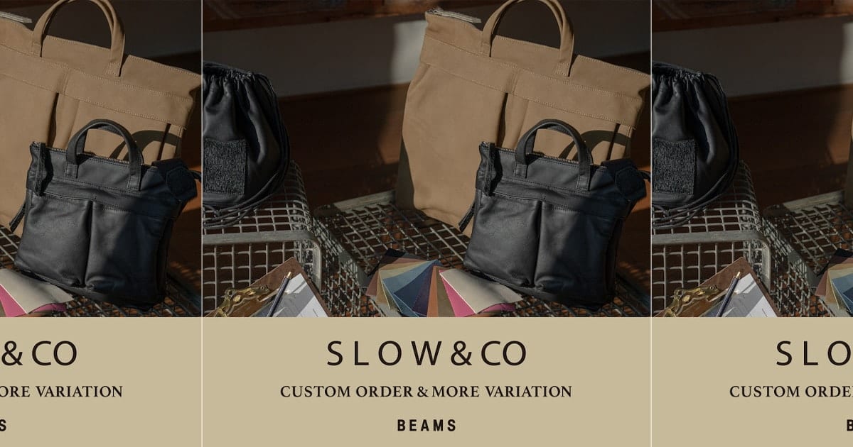 ゆっくり永く愛用できるモノを職人の手によって生み出してきた〈SLOW 