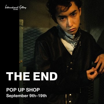 通常展開していない商品を含めた2022年秋冬シーズンのフルラインナップをご用意。THE END POP UP SHOP